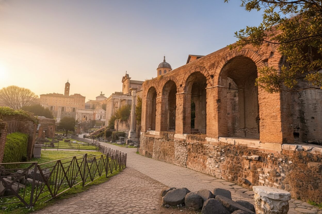 Kolezyum Roma panoramik iç görünüm